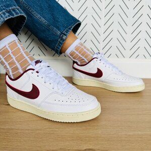 Nike Court Vision Lo NN Next Nature Women Shoes 6 Retro White Sneaker DH3158-106